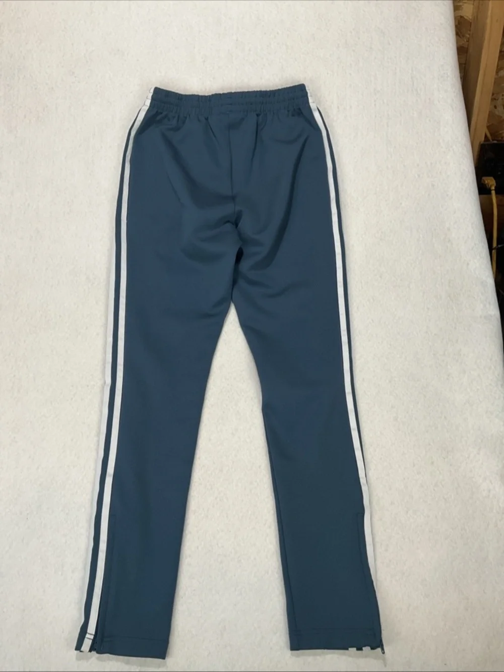 Adidas Track Pants Womens XS Blue Tiro Zip Pockets Trefoil Athletic Tapered Zip